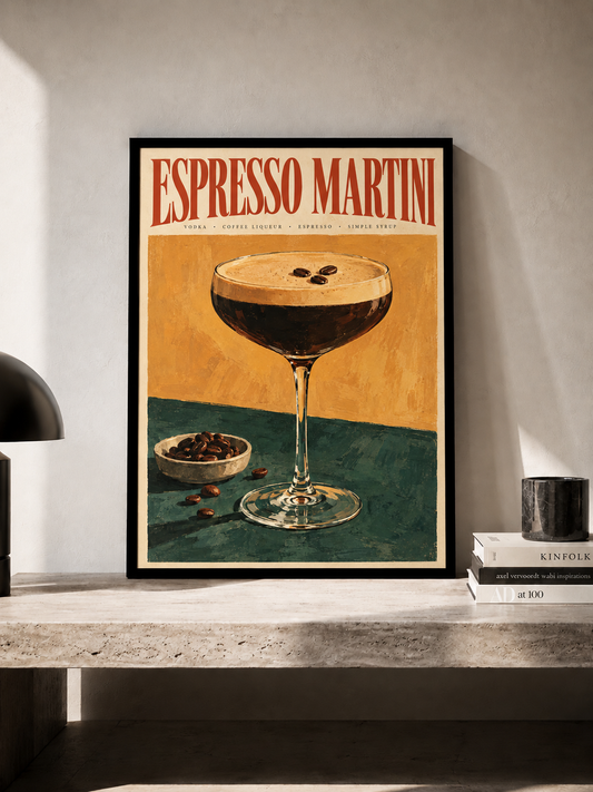 Espresso Martini - plakat w ramie