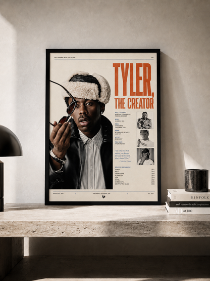 Tyler, the Creator - plakat muzyczny w ramie