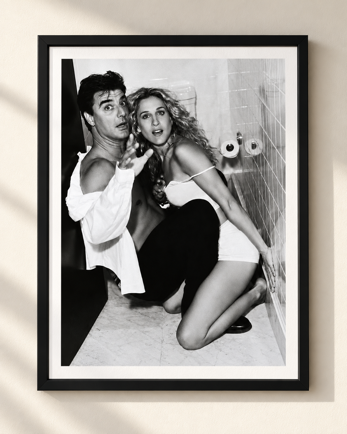Carrie Bradshaw & Mr. Big - plakat fotograficzny