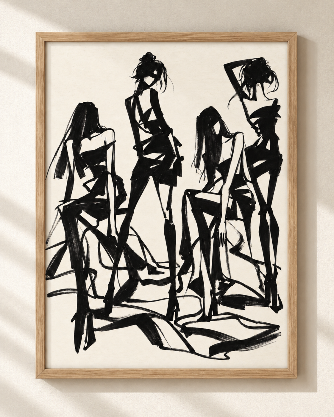 Girls’ Night - minimalist fashion poster