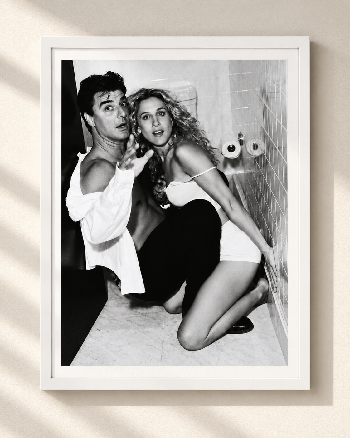 Carrie Bradshaw & Mr. Big - plakat fotograficzny