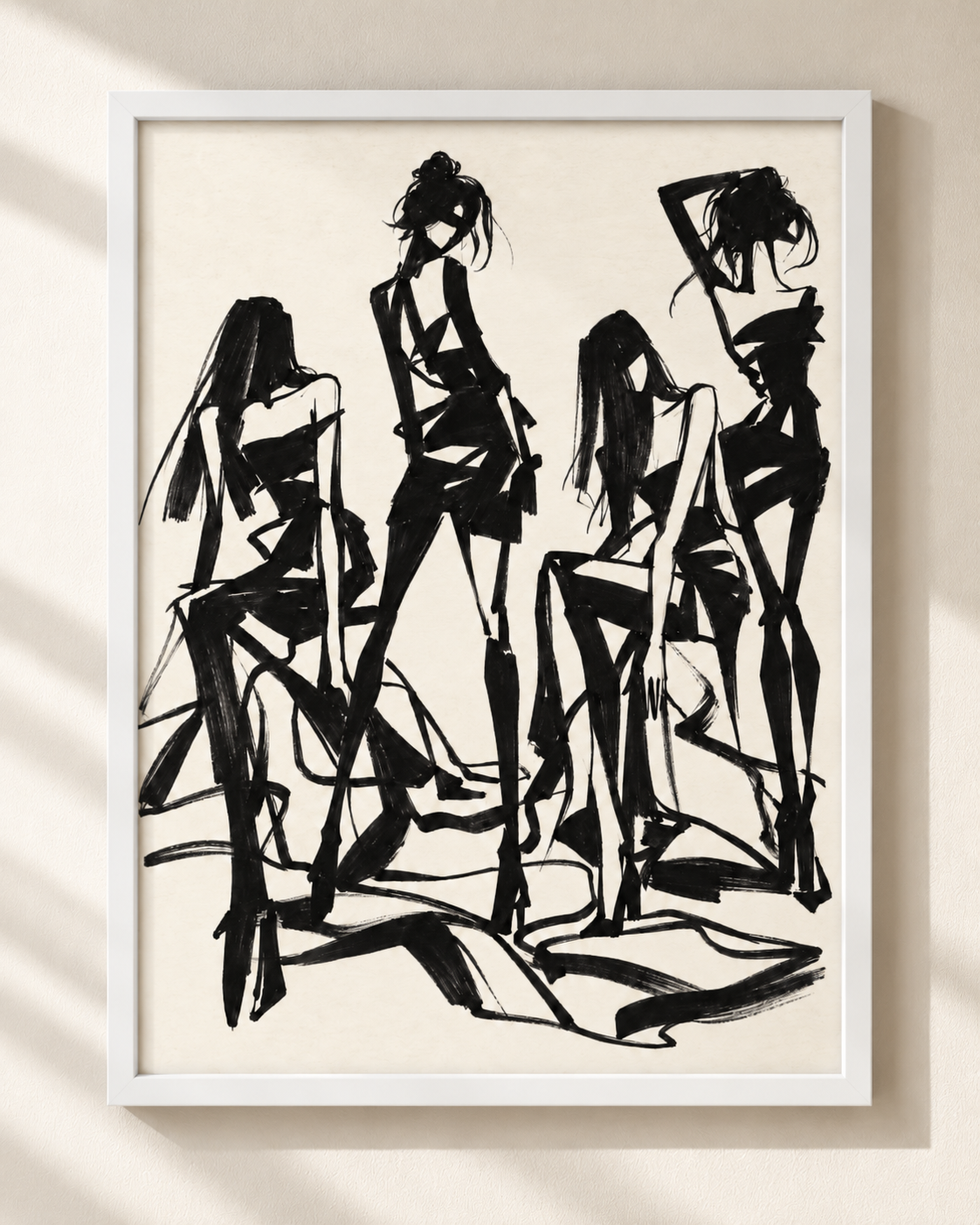 Girls’ Night - minimalist fashion poster