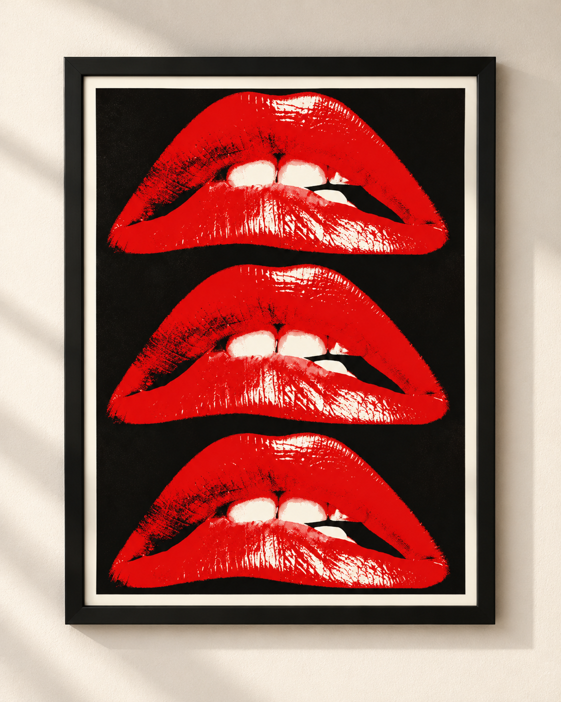 Red Lips - fashion poster