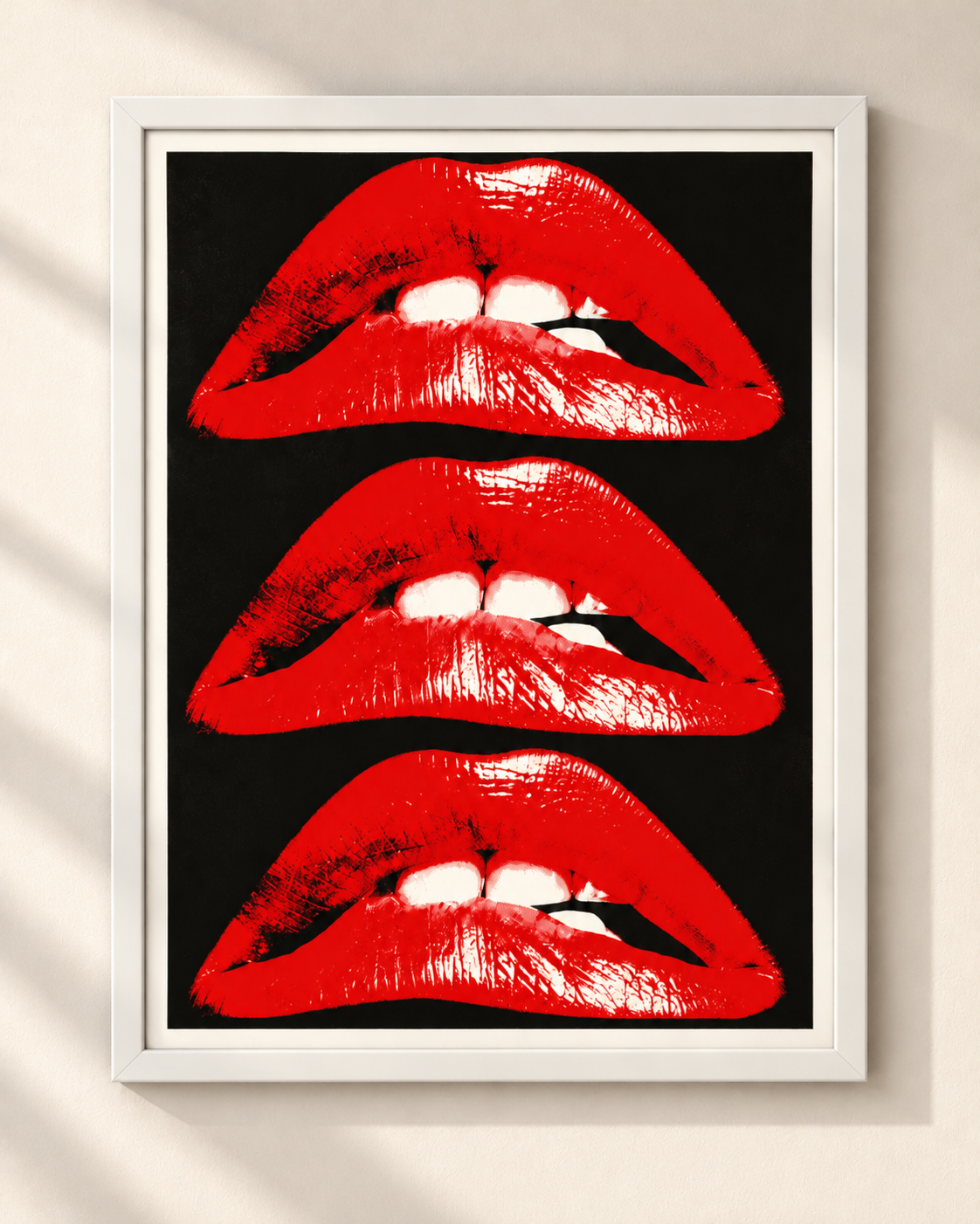Red Lips - fashion poster