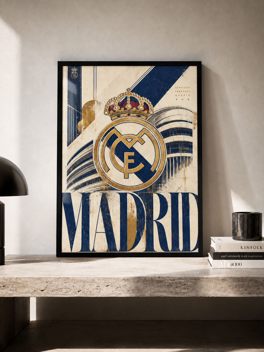 Real Madrid - framed club poster