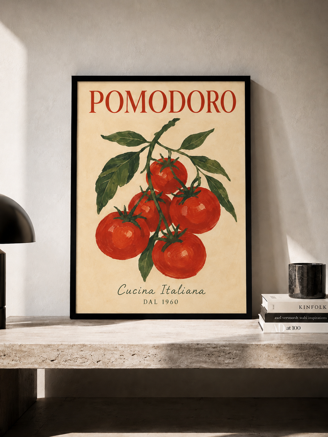 Pomodoro - plakat kuchenny w ramie