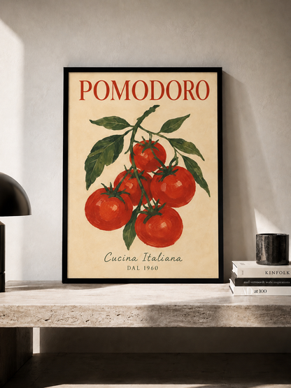 Pomodoro - plakat kuchenny w ramie