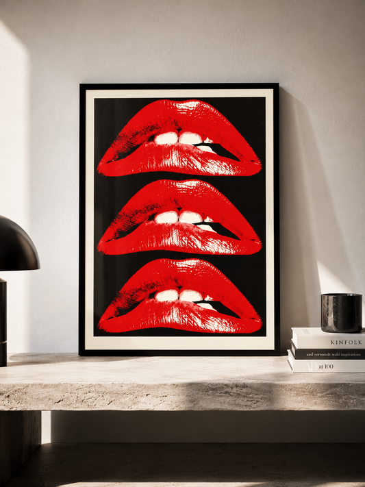 Red Lips - plakat modowy