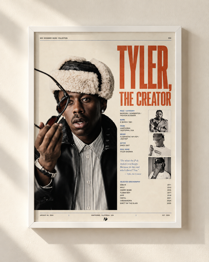Tyler, the Creator - plakat muzyczny w ramie
